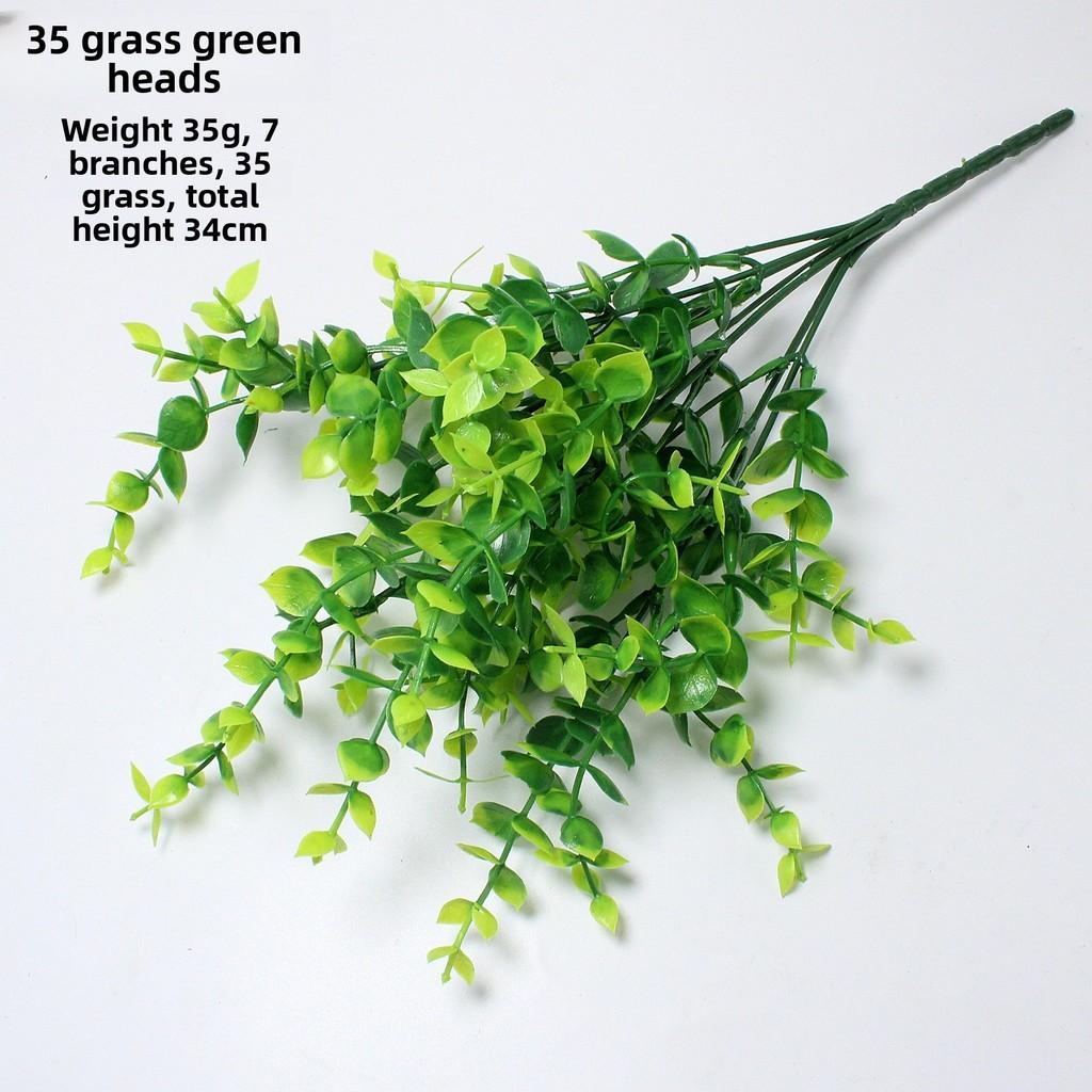 Plant Green Eucalyptus Artificial Waterresistant Foliage For Interior Home