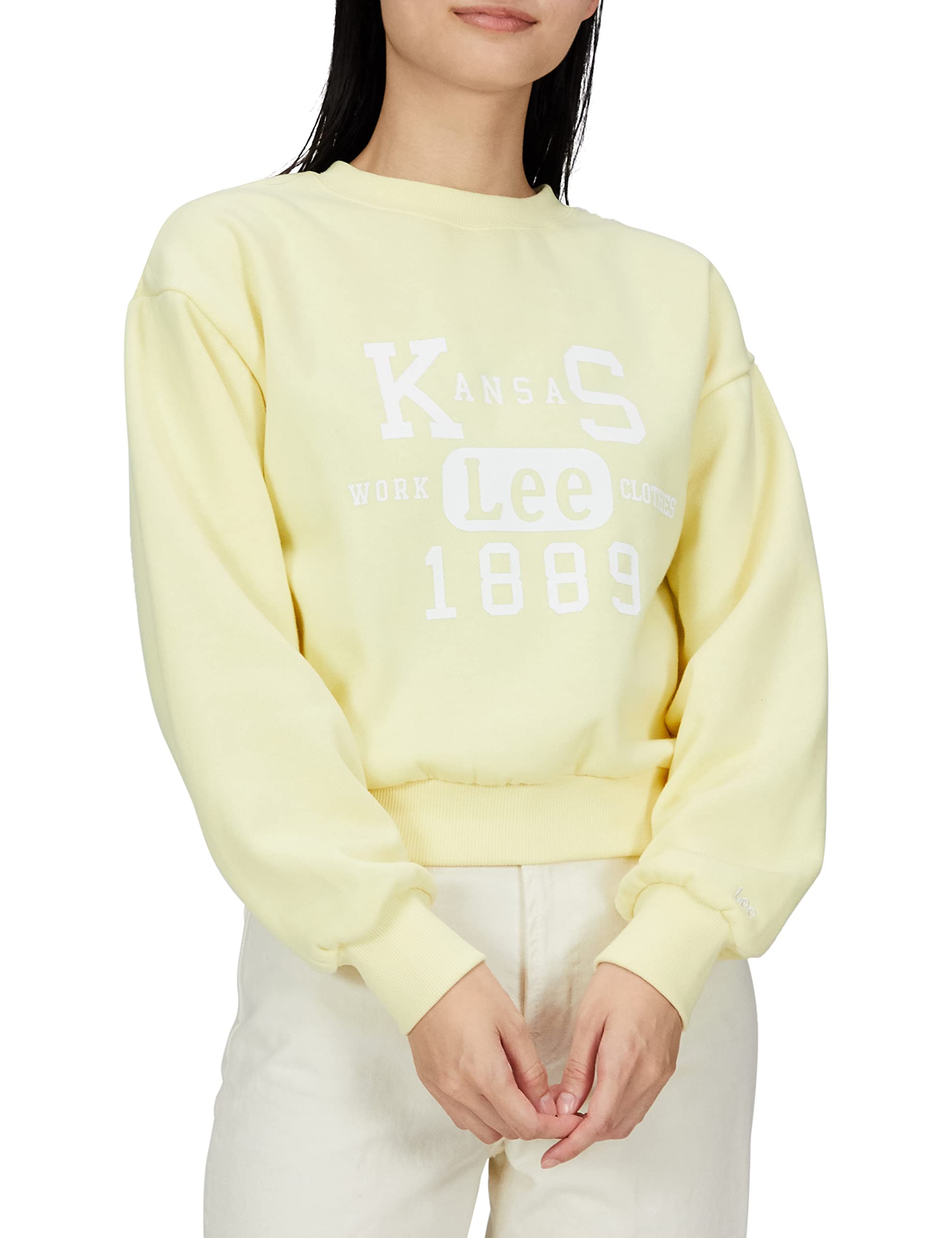 

Lee Official Colorful Sweatshirt Size S Women s LT7130-429 Yellow,