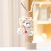 Bow Tied Adorable Dessert Bear Plush Keychain Cookie Themed Stuffed Toy Keyring