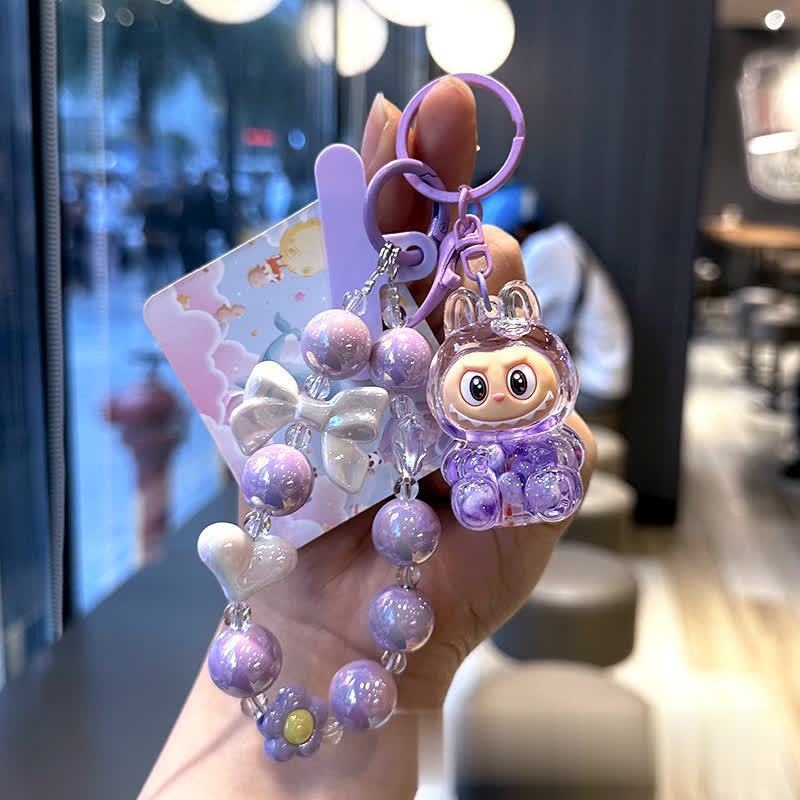 

Серия Лабубу Смола Мультяшный Брелок Креативный Мобильный Телефон Бусина Парная Подвеска