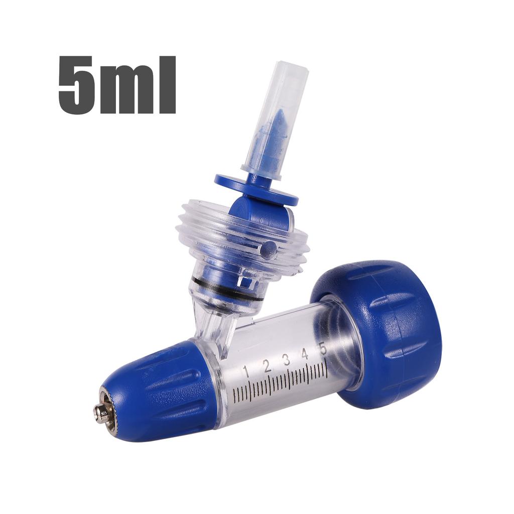 2/5/10ml Automatische Veterinaire Continue Spuit Dier Verstelbare Vaccin Injector Vee Schapen Koe Injectie Gereedschap