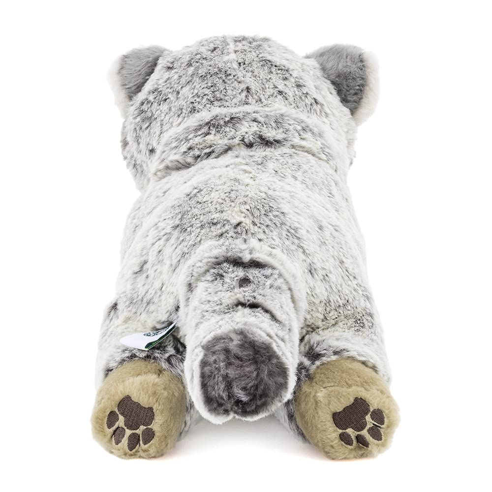 Calorata Pallas's Cat Plush Toy (Large/Reclining Series/Soft Touch) Realistic Animal Toy Doll Gift Present Birthday (Twice Tested) / Christmas Present