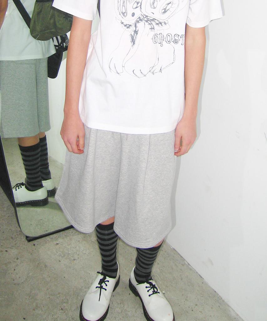 NICEGHOSTCLUB Bermuda Sweat Shorts_Grey(Ng2Gmupa01A)