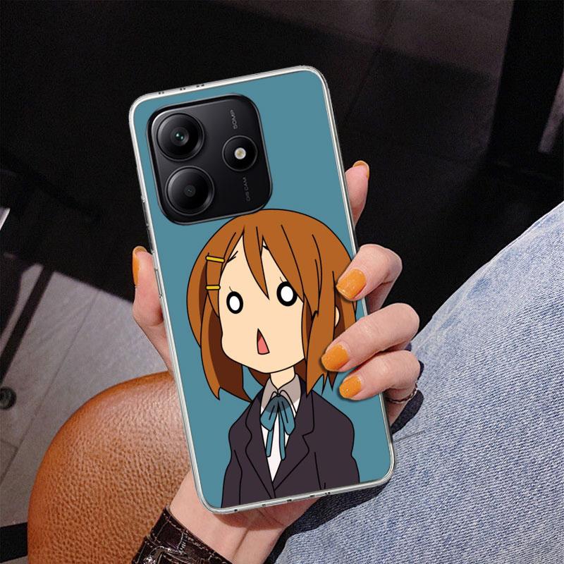 K on! Hirasawa Yui Anime Phnoe Case for Phnoe Case for Xiaomi Redmi Note 15 14 14S 13 Pro Plus 12 12S 11S 11E 10S 10 11T 5G Uniq