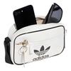 New Adidas Polyurethane Shoulder Bag Crossbody Bag Mini Unisex White & Black JI9445