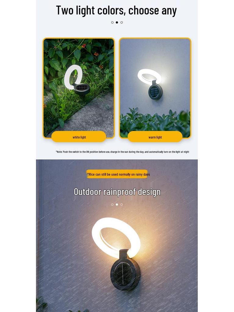 Waterproof Solar Folding Ground Lights for Courtyard, Staircase, and Garden