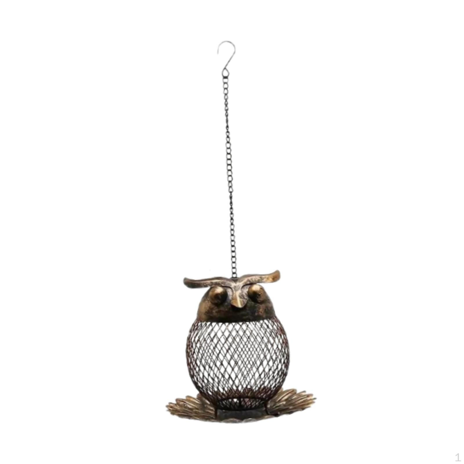 

Bird Feeder Food Container Decorative Lightweight Creative Iron Decoration Feeding Tool for Bronze