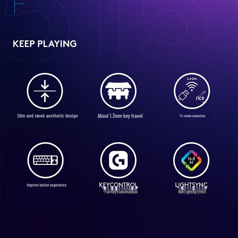 Logitech G515 TKL Wireless Mechanical Keyboard & G309 Mouse Combo