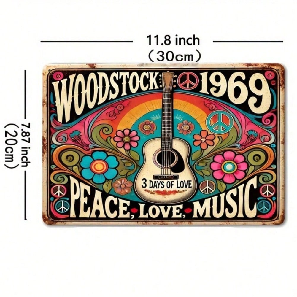 Retro Metal Paintings, Furniture, Living Room Decoration 20x30cm