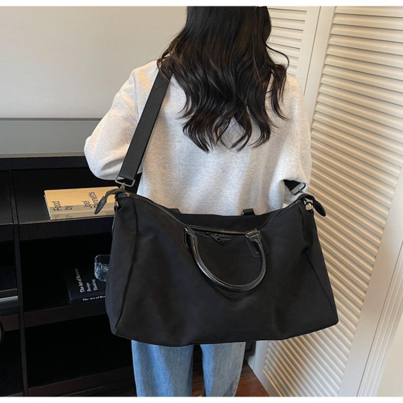 Commuter tote bag women's new high-end portable travel tote bag fashionable large-capacity shoulder oblique span bag
