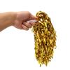 20PCS PET Cheering Hand Flowers Handle Cheerleader Pompoms Cheerleading Pom Poms  For Sports Party