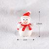 Santa Mini Christmas Claus Snowman Micro Landscape Miniatures Ornament Figurines