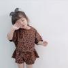 Cute Girls Summer Fruit Print Two Piece Set Casual Baby Toddler Outfit Stylish Children Clothing Shorts And Top