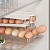 Household Refrigerator Egg Storage Rack, Plastic Fresh-keeping and Organizing Egg Storage Rack