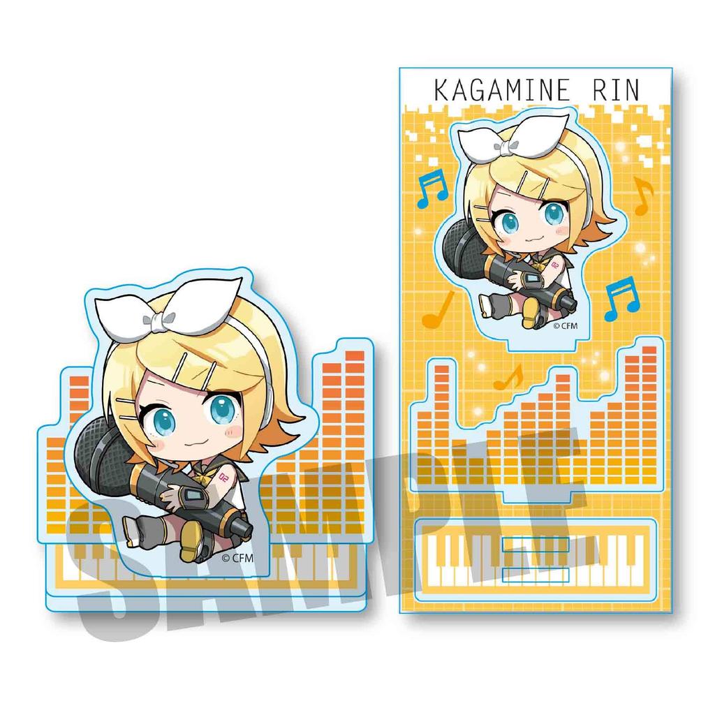 Bellhouse Hatsune Miku Kagamine Rin Gyugyutto Acrylic Figure Made of Acrylic