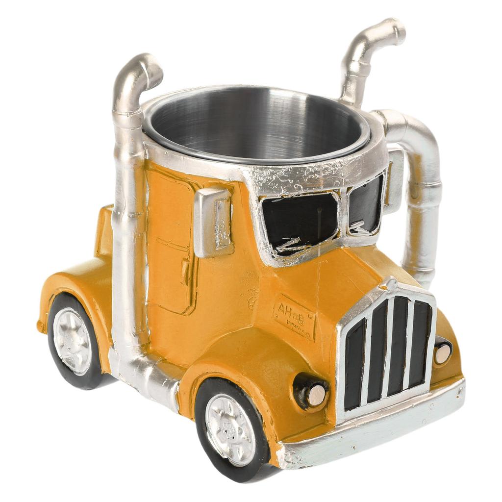 Handgefertigte Tasse in LKW-Form, 354 ml, Kaffeetasse aus Kunstharz für Zuhause und Büro, Dekoration, Wasserbecher, einzigartiges Geschenk