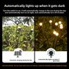 Solar Firefly Lamp Outdoor Waterproof Garden Courtyard Balcony Yard Landscape Ambience Ground Insert Lawn Light