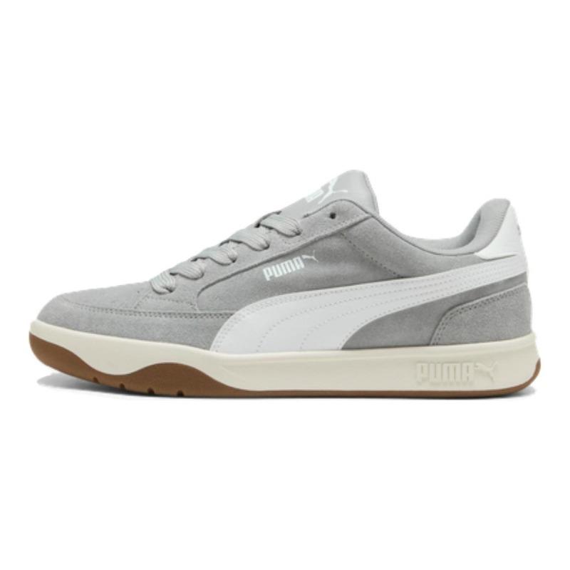 PUMA Park Lifestyle SK8 Comfortable Versatile Low-top Skate Shoes Unisex Light Grey 404483-03 40