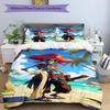3pcs Duvet Cover Set (1*Duvet Cover + 2*Pillowcase, Without Core), Captain Jack Sparrow Print Bedding Set, Bedroom Decor, All‑Season, Gift