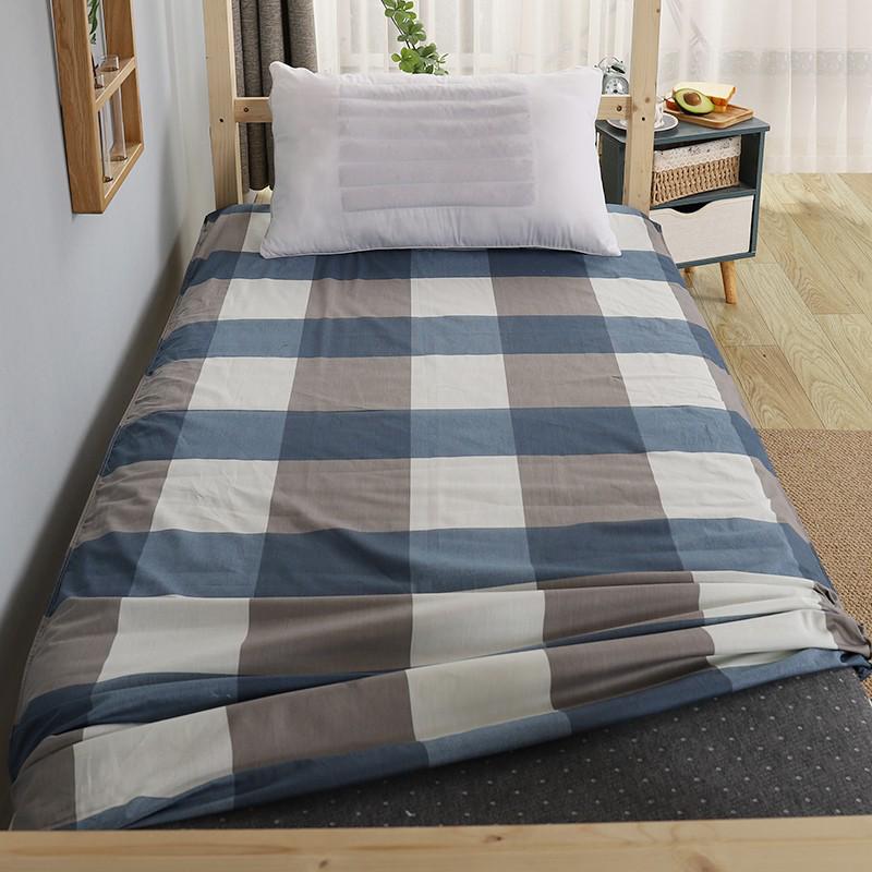 Single Dormitory 0.9m Pure Cotton Fitted Mattress Protector 90x200cm (With Shrinkage Allowance)