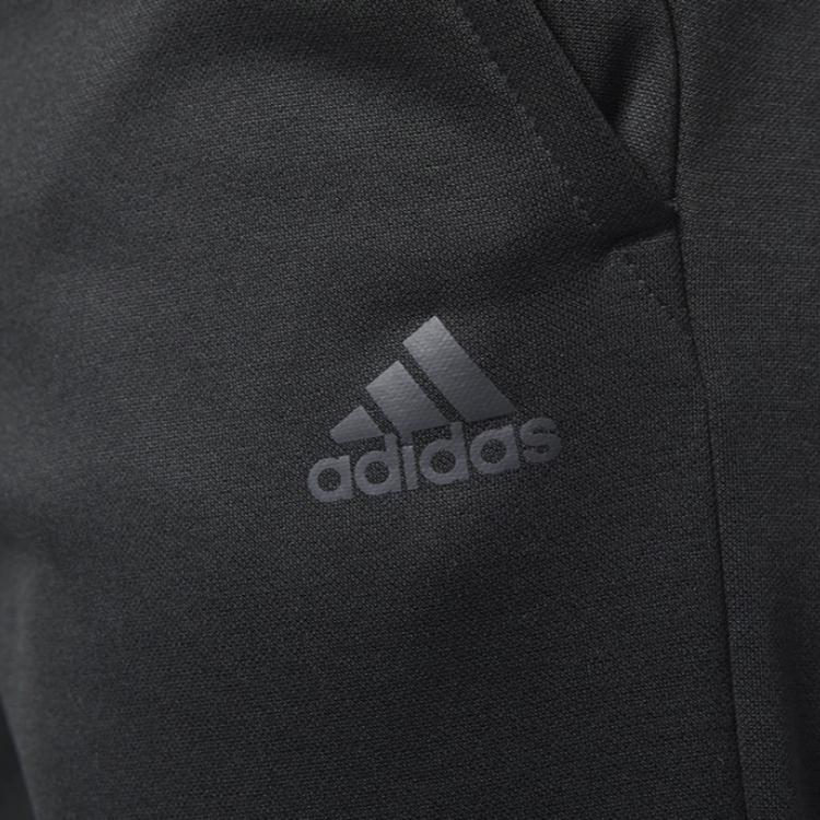 adidas Casual Comfortable Fashion Soft Skin-Friendly Knitted Sports Pants Men Bottoms Black BQ8802