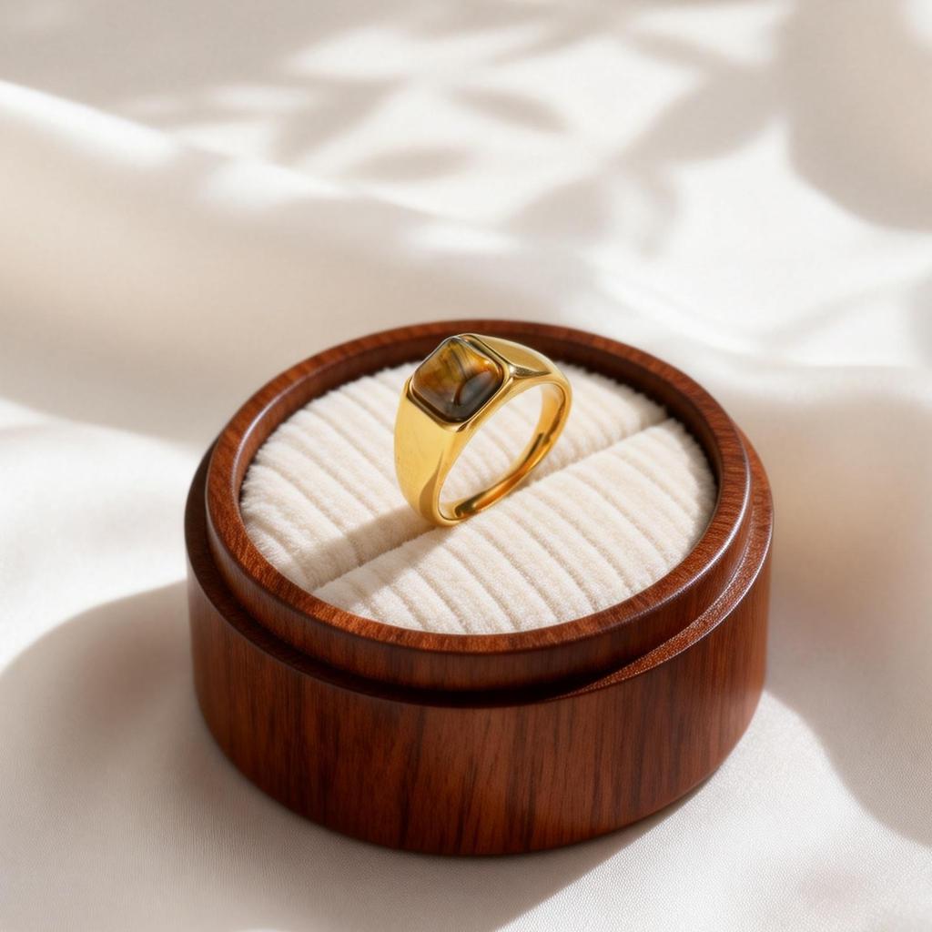 Statement Natural Stone Rings for Women,Stainless Steel Heart Water Drop Geometric Finger Ring,Hip Pop Jewelry Gift