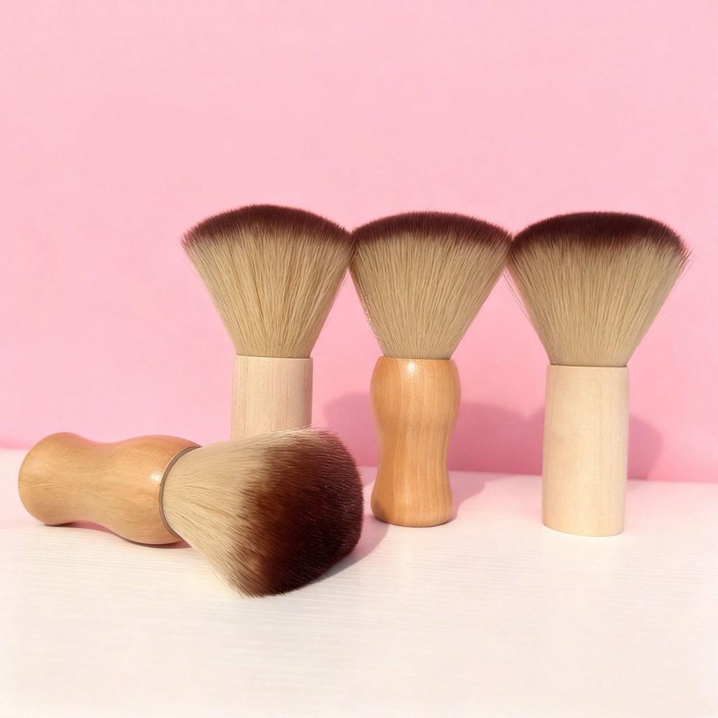 Broken hair bristles sweep large dust brush hair salon special neck broken hair cleaning brush wood brush beard brush