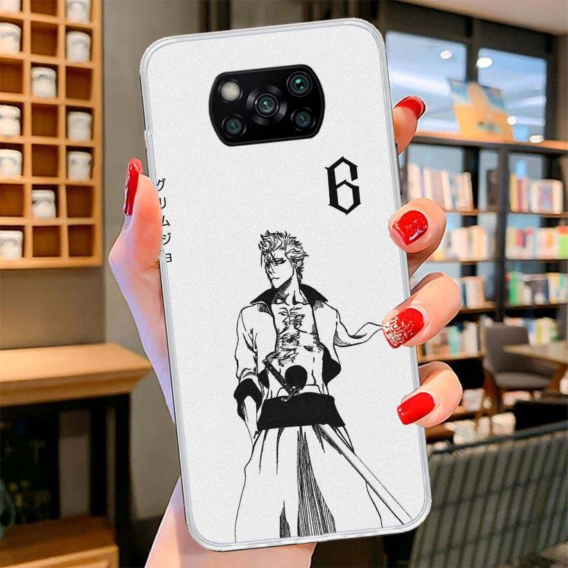 Bleach Grimmjow Cover Phone Case For Xiaomi Poco F7 Ultra X7 X6 X5 Pro M7 Redmi 15C 15 13C 13 12C 12 10C 10 9A 9C 9T 9 Shell Poc