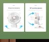 Rechargeable Wall-Mounted & Clip-On Desk Fan for Home and Office