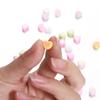50/100pcs 6.5*8mm Acrylic Flat Love Heart Shape Loose Spacer Beads for Jewelry Making DIY Bracelet Necklace Accessories