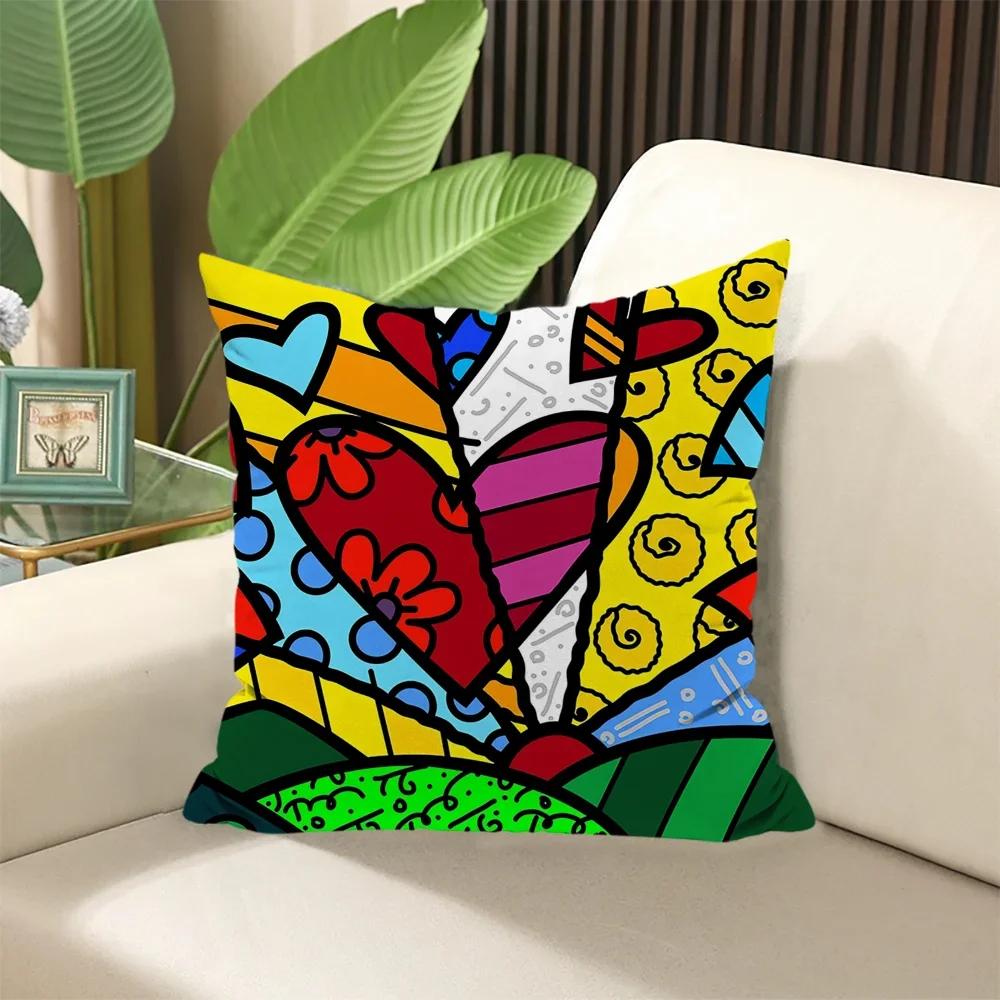 

Бритто Наволочка для подушки × Набивные подушки Наволочки Декоративные подушки для дивана Элегантные чехлы для комнаты Сон Домашний текстиль 66x66cm