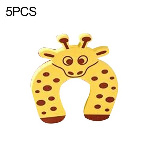 

5шт/набор милые красочные мультяшные дверные стопоры для маленьких детей, защита для пальцев