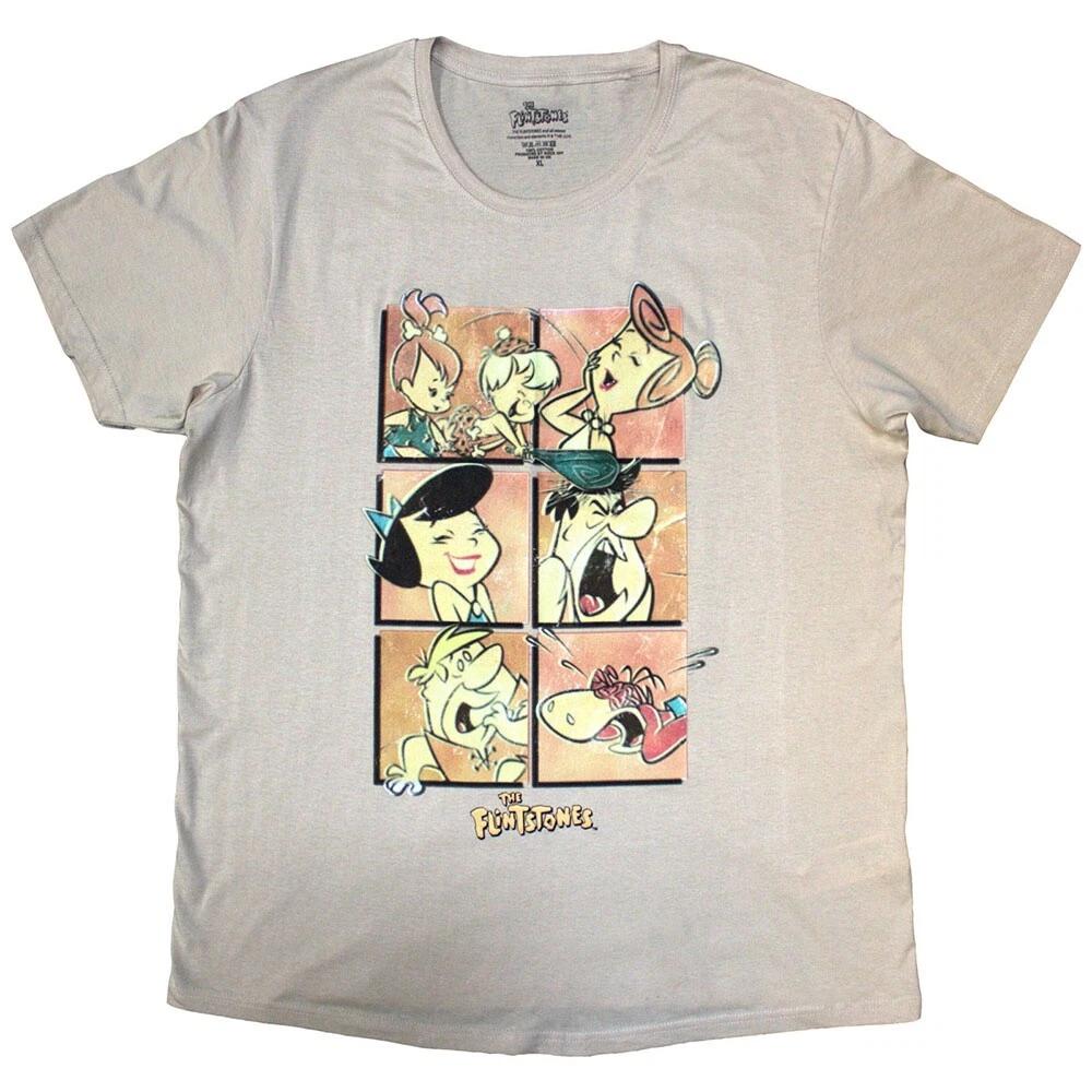 The Flintstones Family Square Grid TShirt M