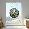 Kit de Artesanato Suncatcher de Quebra-Cabeça de Acrílico 83 Peças DIY para Adultos Ornamento de Vidro Colorido para Pendurar na Janela Decoração de Casa Jardim
