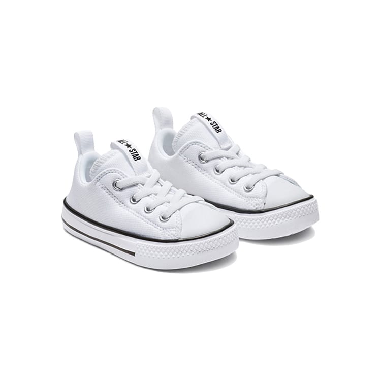 Converse Chuck Taylor All Star Comfortable And Breathable Abrasion Resistant Low Top Toddler Shoes Pearl White 763536C