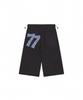 Tansanmageunesyum 77 Applique Bermuda Shorts (Black)
