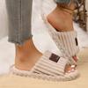 Women's Plush Indoor Silent Cotton Slippers