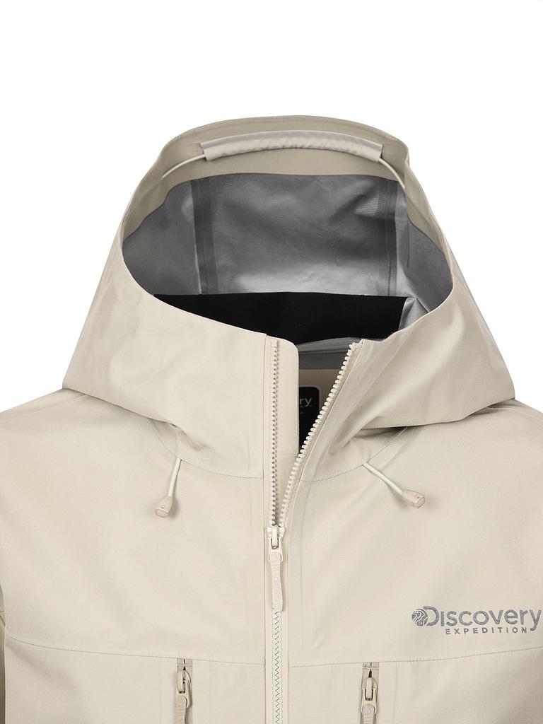 Discovery Expedition Men'S Gore-Tex 3L Waterproof Jacket (L/Beige)