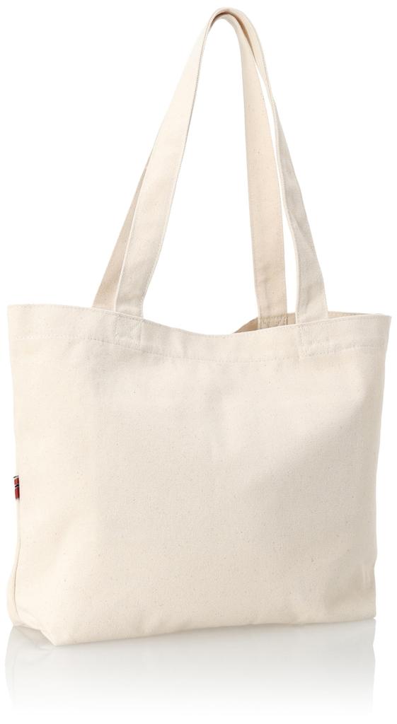 Helly Hansen Organic Cotton Logo Tote Horizontal Shoulder Energy Orange Bag, Medium, Tote, Bag, Unisex, HY92321,