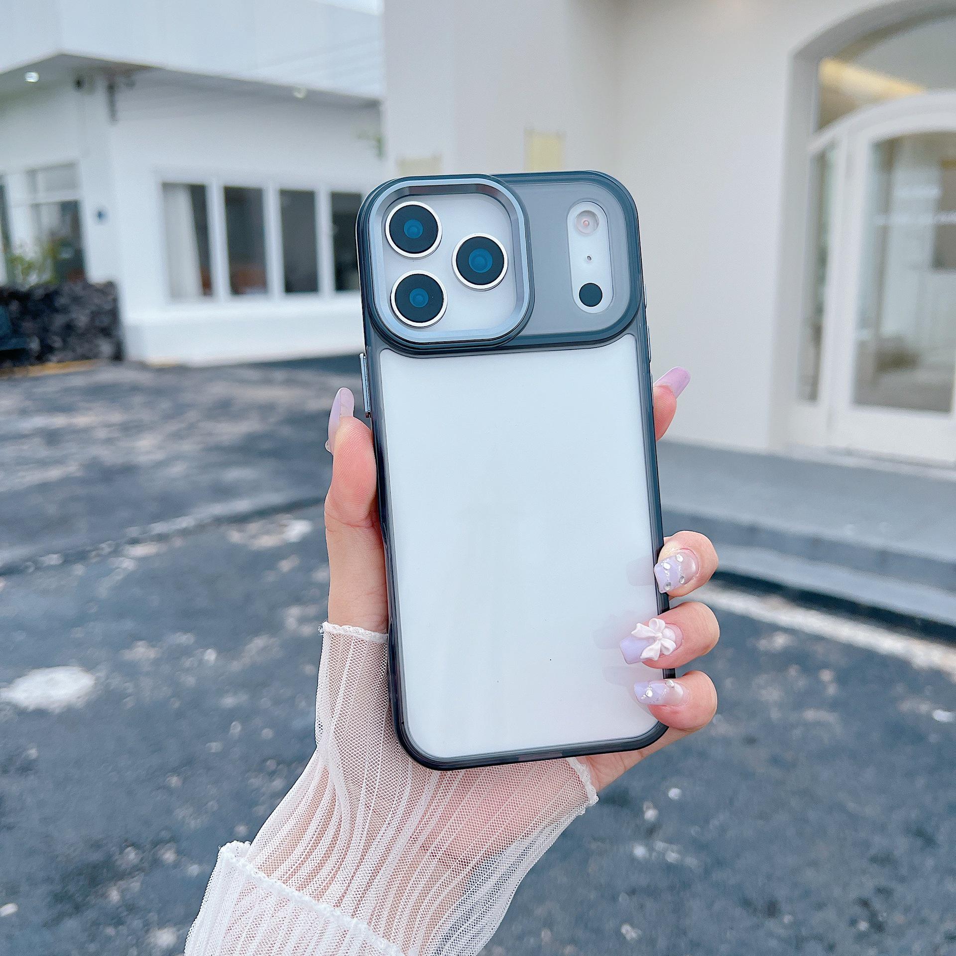 

Compatible with iPhone 13-16, Transparent & Drop-Proof Case for 17ProMax. Sleek Metal Design for Men & Women. iPhone 14 Pro