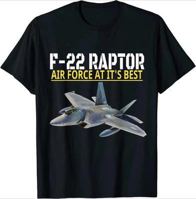 Air Force F22 Raptor Stealth Tactical Fighter Tshirt New Cotton Casual Men Tshirt Unisex Tops Tees Fashion Fitness T Shirt