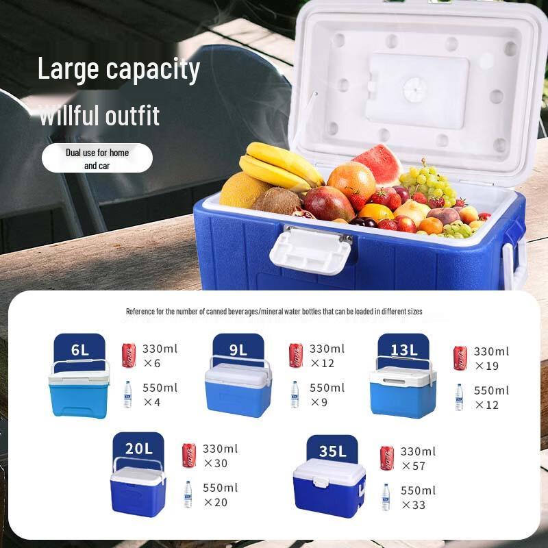 OEING Portable Insulated Food Cooler for Camping