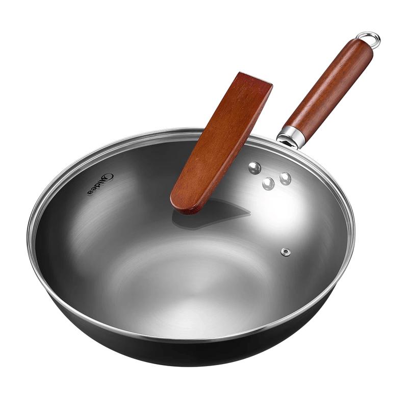 Midea Non-Coated Refined Iron Wok