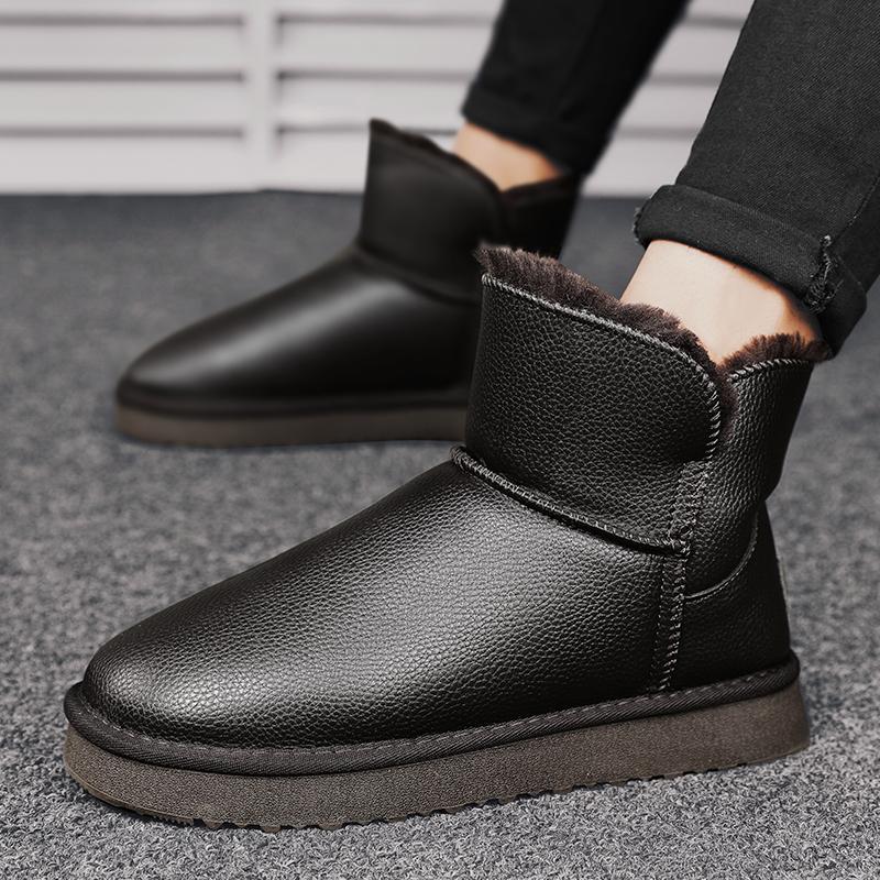 Winter Women's Warm Comfortable Fashionable All-Match Snow Cotton Boots Thickened Fleece Lined Snow Boots