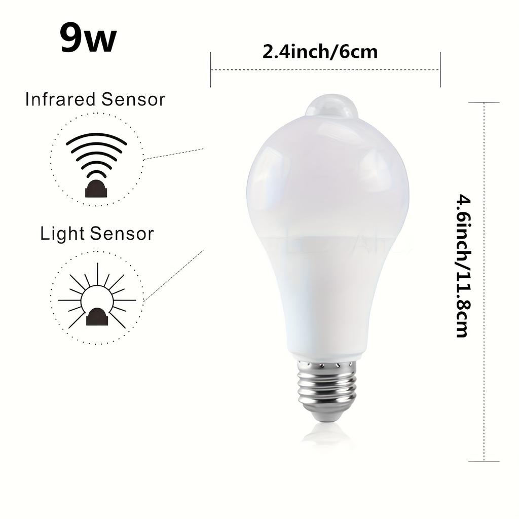 Motion sensor Led bulb E27LED light PIR sensor bulb automatically opens/closes corridor stairs garage safety light warehouse