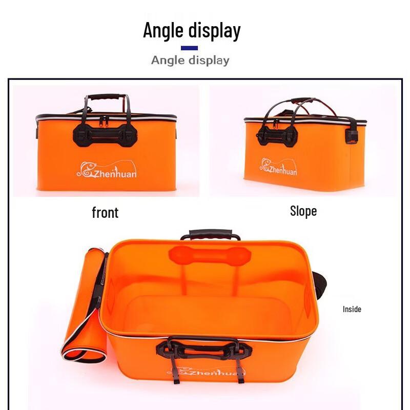Brangdy Foldable Live Fish Fishing Bucket
