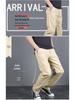 Men's Plus Size Pure Cotton Casual Pants - Spring/Autumn Trendy Workwear 2024