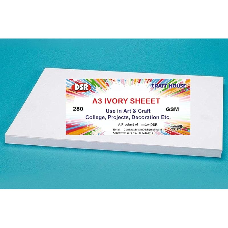 

Dsr Super Smooth - Sketching And Drawing Paper - 280Gsm (A3 Size - 20 Sheets) 43891
