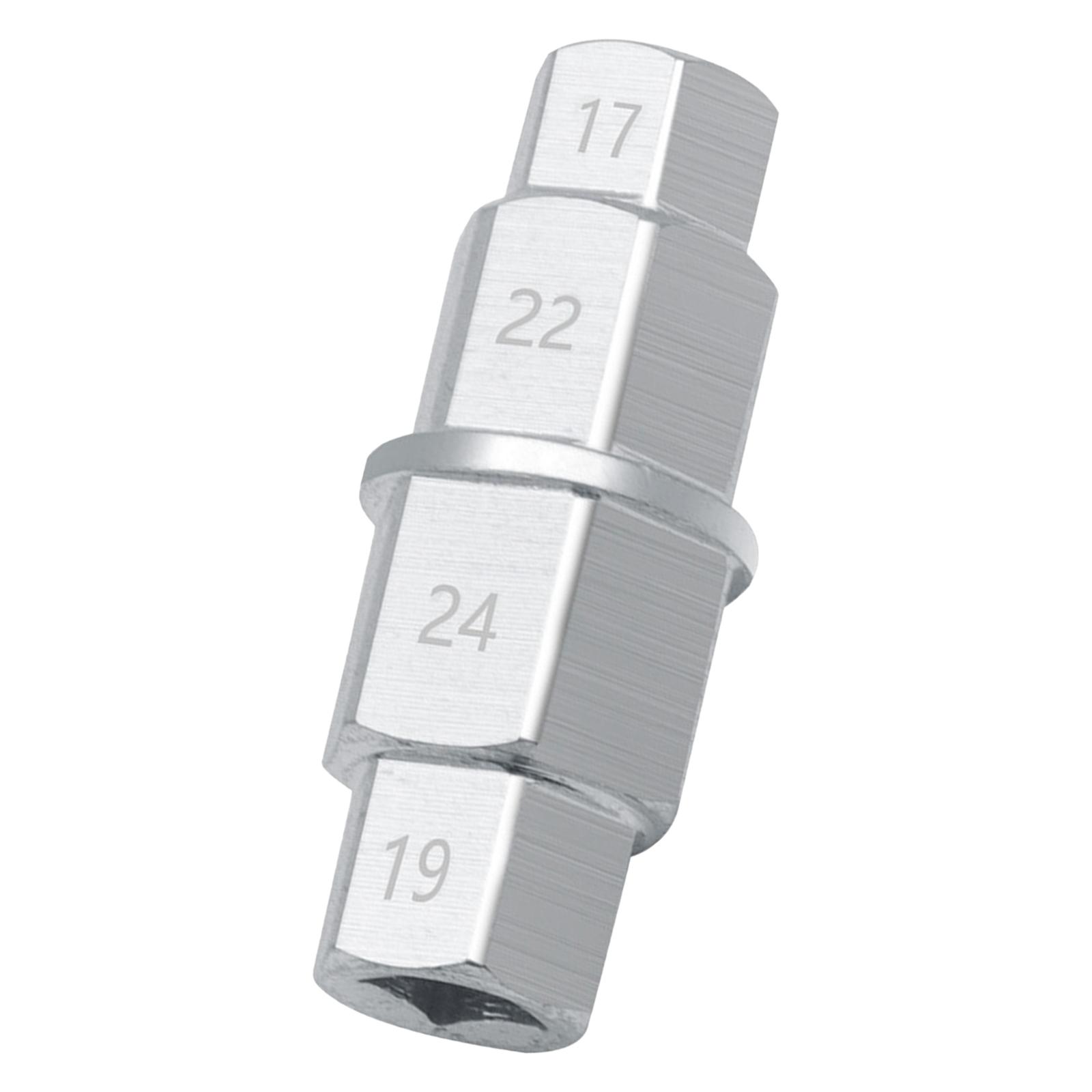 Шестигранный инструмент для оси Универсальный Хромированный Серебристый Шестигранный ключ Инструмент для снятия Шестигранный Аллен Инструмент для оси Шпинделя для Мотоцикла Передней Оси Колеса