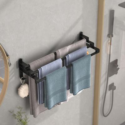 Towel Rack Stainless Steel Three Layer Easy Install Large Size Wall Mounted Rust-resistant Bathroom Towel Holder